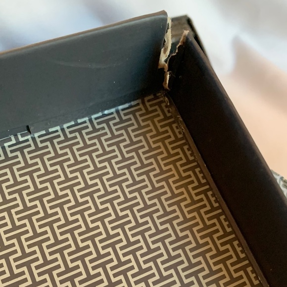 H by Halston Emma Heels In Blue Cloudy Color and Wood! - Picture 16 of 16